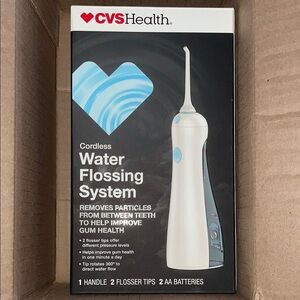 CVS Health Cordless Water Flossing System (water pick for teeth and gum)